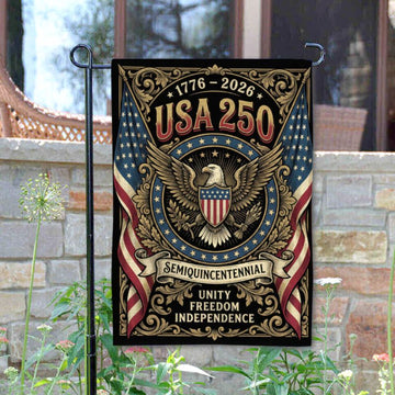 Joycorners America 250 Faith and Freedom Garden Flag