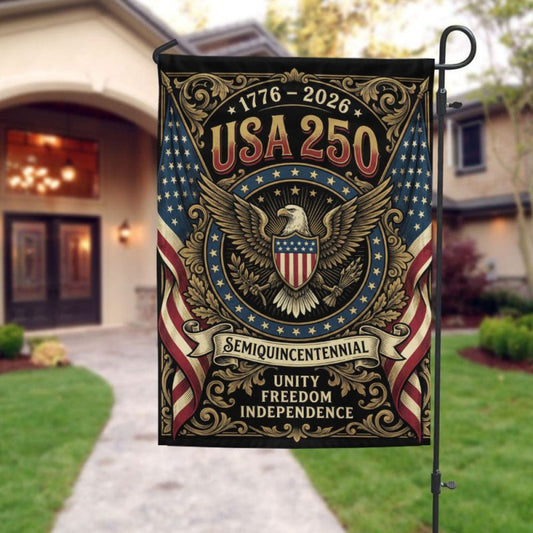 Joycorners America 250 Faith and Freedom Garden Flag