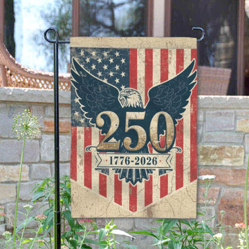 Joycorners America 1776-2026 Freedom Celebration Garden Flag