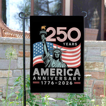 Joycorners America 250 National Anniversary Garden Flag