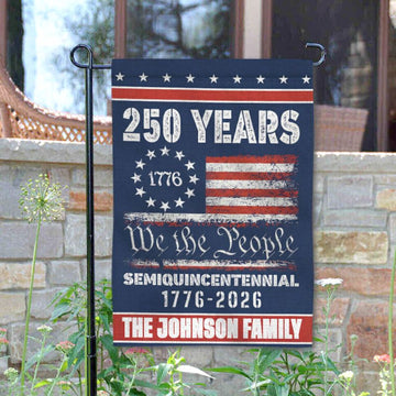 Joycorners America 250 We The People Patriotic Garden Flag