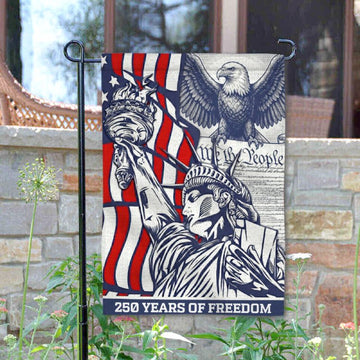 Joycorners America 250 Eagle of Freedom Garden Flag