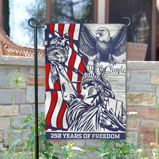 Joycorners America 250 Eagle of Freedom Garden Flag