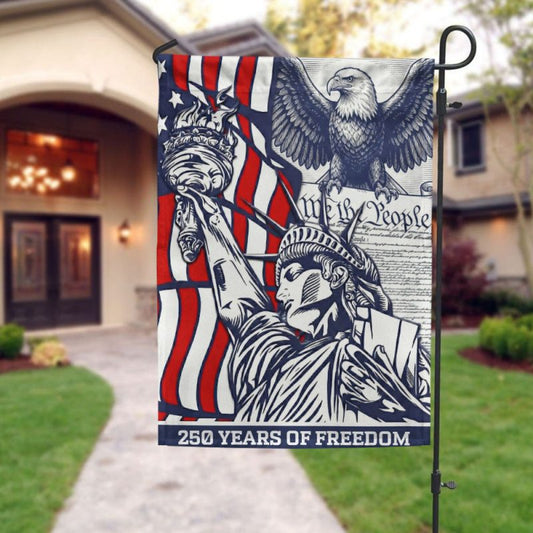 Joycorners America 250 Eagle of Freedom Garden Flag