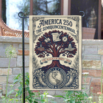 Joycorners America 250 Legacy of Liberty Garden Flag