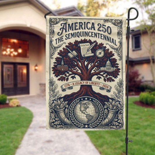 Joycorners America 250 Legacy of Liberty Garden Flag