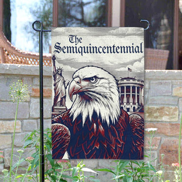 Joycorners America 250 Eagle Semiquincentennial Garden Flag