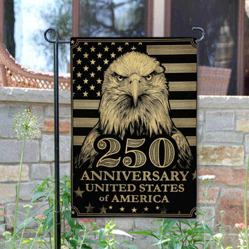 Joycorners America 250 Anniversary Patriotic Garden Flag