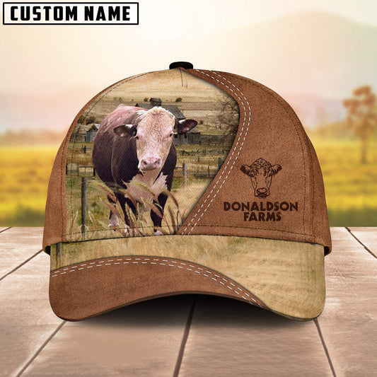 Joycorners Hereford Customized Name Brown Cap For David