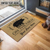 Joycorners Pig Life Is Better On The Farm Custom Name Coir Doormat