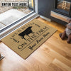 Joycorners Jersey Life Is Better On The Farm Custom Name Coir Doormat