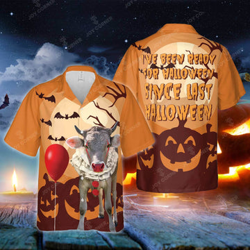 Joycorners Brown Swiss Has Been Ready For Halloween Hawaiian Shirt