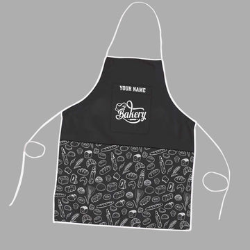 BAKER - Apron Personalized Name Bakery Gift For Baker & Cake Lover