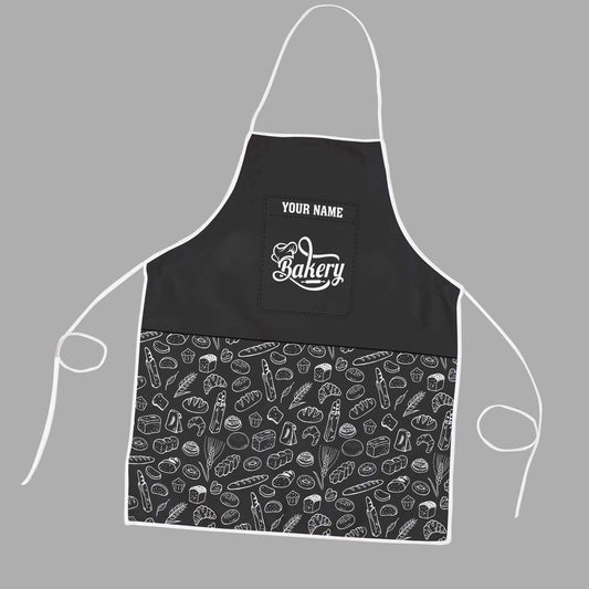 BAKER - Apron Personalized Name Bakery Gift For Baker & Cake Lover