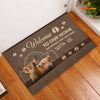 Joycorners Highland Cattle Welcome To Our Home Brown Doormat