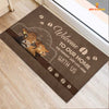 Joycorners Limousin Cattle Welcome To Our Home Brown Doormat