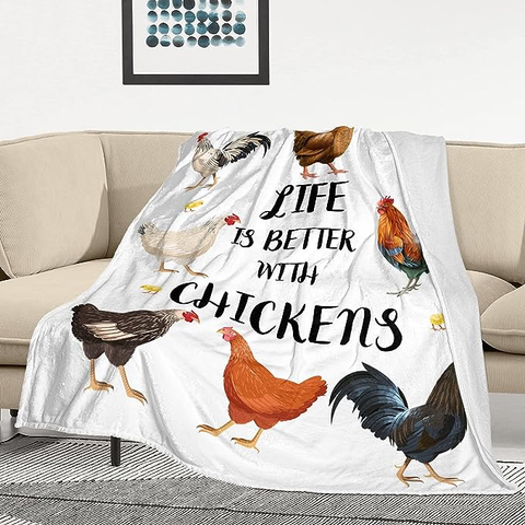 Joycorners Life Is Better With Chickens Blanket