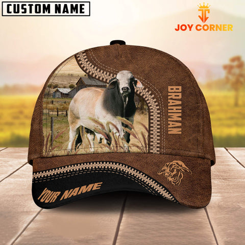 Joycorners Brahman Cattle Customized Name 3D Printed Cap