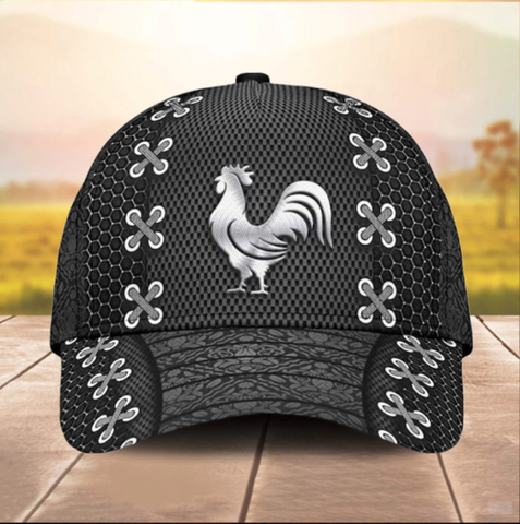 Joycorners Chickens Rooster 3D Pattern Printed Cap