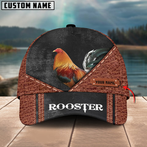 Joycorners Custom Name Rooster Lovers 3D Printed Cap