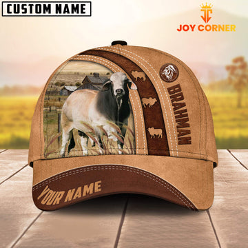 Joycorners Brahman Cattle Customized Name Farm Cap