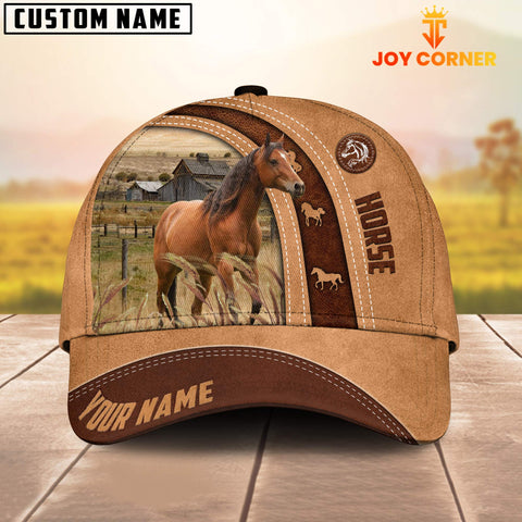 Joycorners Horse Customized Name Farm Cap