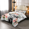 JoyCorners Highland Cattle Roses 3D Bedding Set
