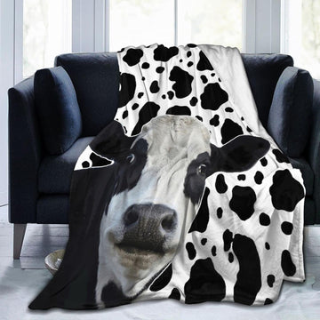 Joy Corners Holstein Cattle Pattern Blanket