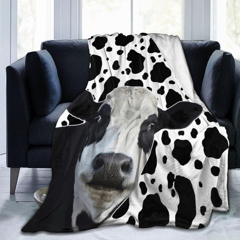 Joy Corners Holstein Cattle Pattern Blanket