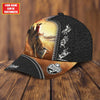 Joycorners Rodeo - Bull Riding Personalized Name Black Pattern Cap