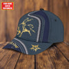 Joycorners Rodeo - Bull Riding Personalized Name Navy Gold Cap