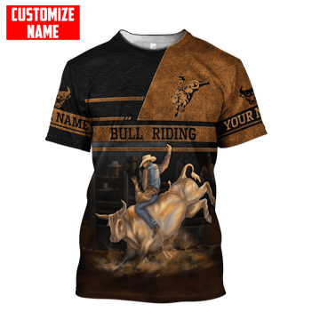 Joycorners Rodeo - Bull Riding Personalized Name Shirts