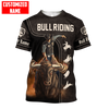 Joycorners Rodeo - Bull Riding Personalized Name Shirts