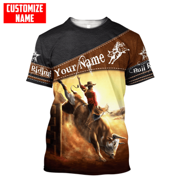Joycorners Rodeo - Bull Riding Personalized Name Shirts