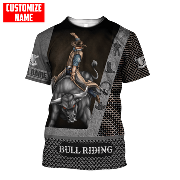 Joycorners Rodeo - Bull Riding Personalized Name Shirts