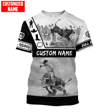 Joycorners Rodeo - Bull Riding Personalized Name Shirts