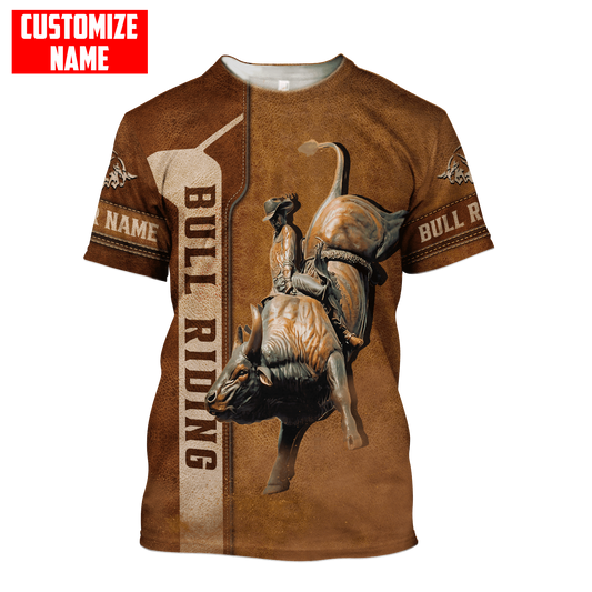 Joycorners Rodeo - Bull Riding Personalized Name Shirts