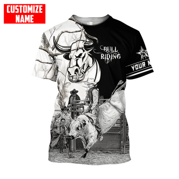 Joycorners Rodeo - Bull Riding Personalized Name Shirts
