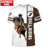 Joycorners Rodeo - Bull Riding Personalized Name Shirts