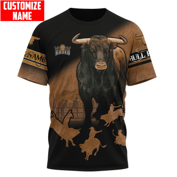 Joycorners Rodeo - Bull Riding Personalized Name Shirts
