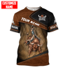 Joycorners Rodeo - Bull Riding Personalized Name Shirts