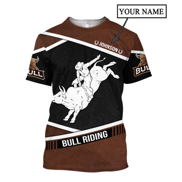 Joycorners Rodeo - Bull Riding Personalized Name Shirts