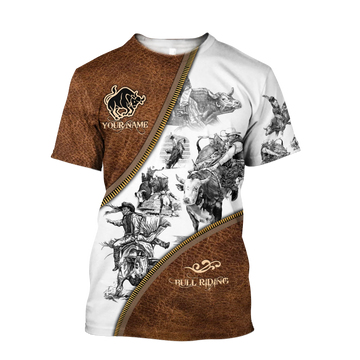 Joycorners Rodeo - Bull Riding Personalized Name Shirts