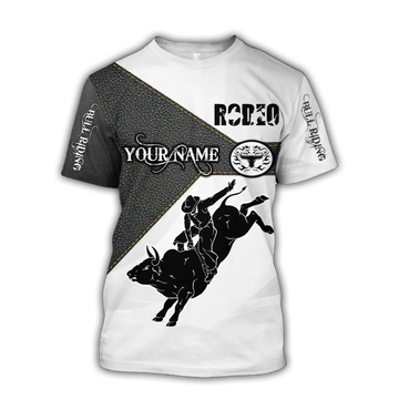 Joycorners Rodeo - Bull Riding Personalized Name Shirts