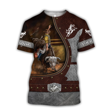 Joycorners Rodeo - Bull Riding Personalized Name Shirts