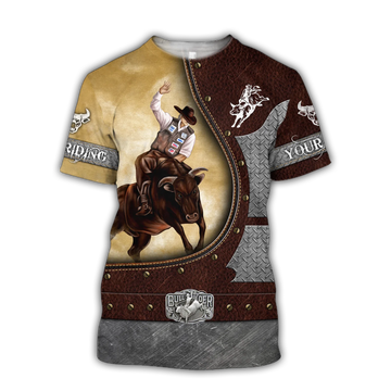 Joycorners Rodeo - Bull Riding Personalized Name Shirts