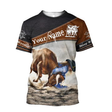 Joycorners Rodeo - Bull Riding Personalized Name Shirts