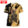 Joycorners Rodeo - Bull Riding Personalized Name Shirts