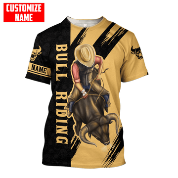Joycorners Rodeo - Bull Riding Personalized Name Shirts