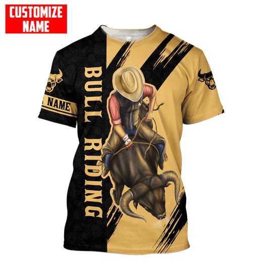 Joycorners Rodeo - Bull Riding Personalized Name Shirts